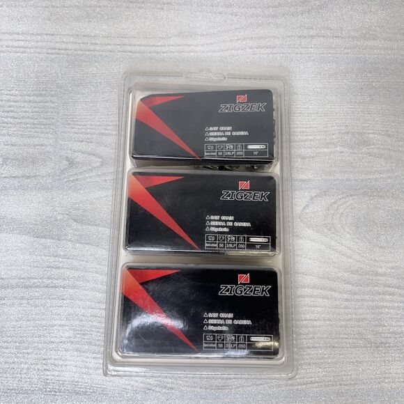 ZIGZEK 16 Inch Chainsaw Chains 3 Pack 3/8" LP .050" Gauge 56 Drive Links NEW - Picture 2 of 6